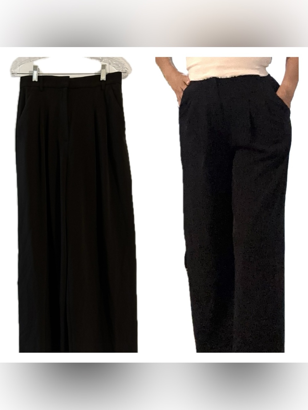 H&M HIGH WAIST TAILORED PANTS